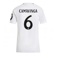 Real Madrid Eduardo Camavinga #6 Domaci Dres za Ženska 2024-25 Kratak Rukav